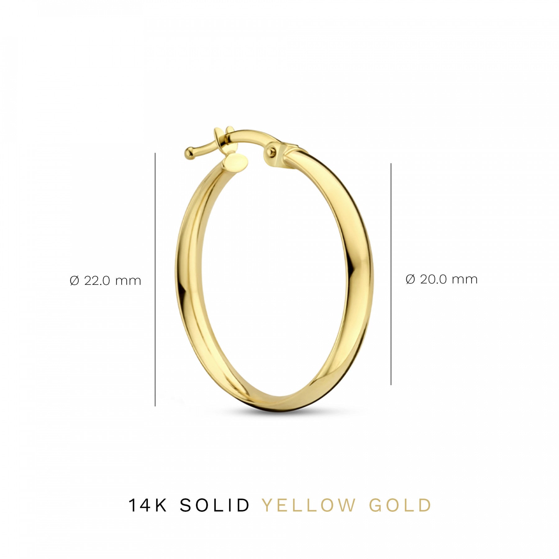 Cadeau d'Isabel 14 karat gold earring set with zirconia stones -  - Isabel Bernard