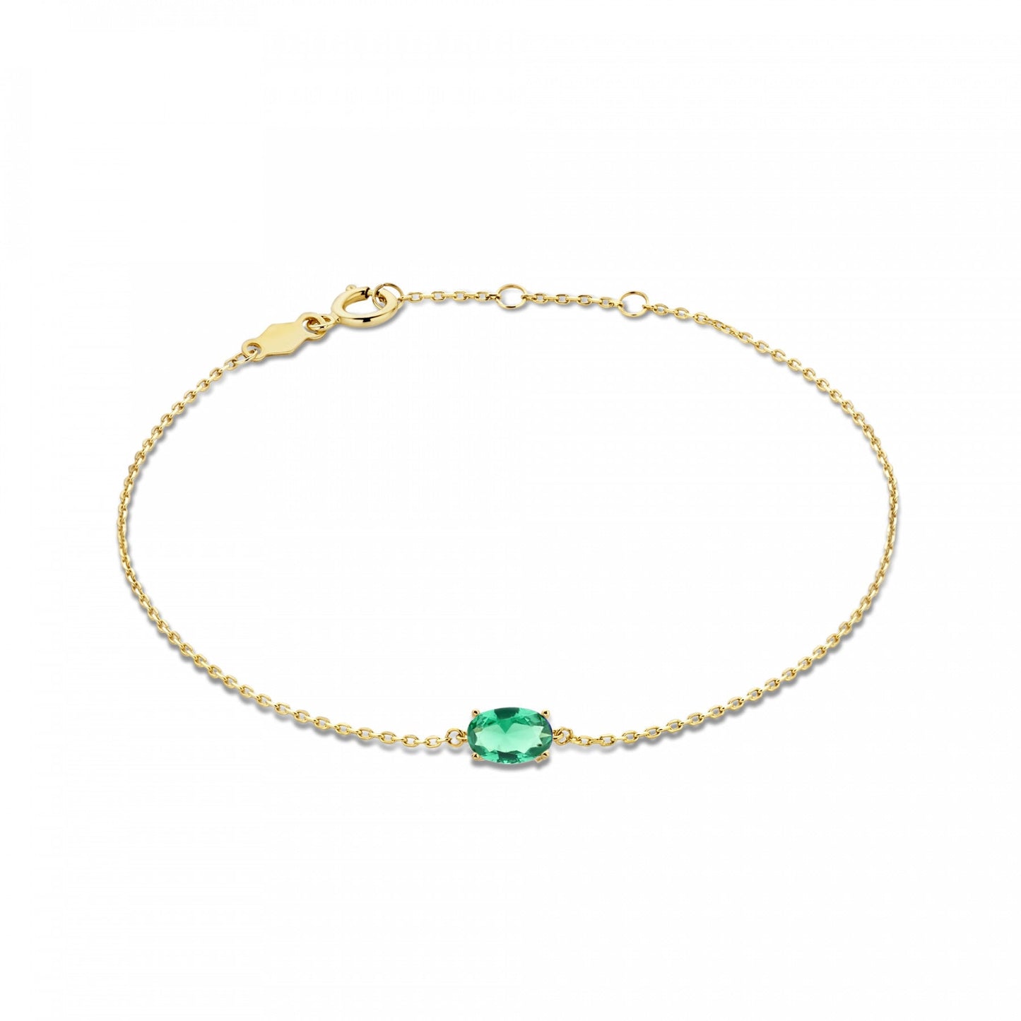 Cadeau d'Isabel 14 karat gold bracelets gift set with zirconia stones -  - Isabel Bernard