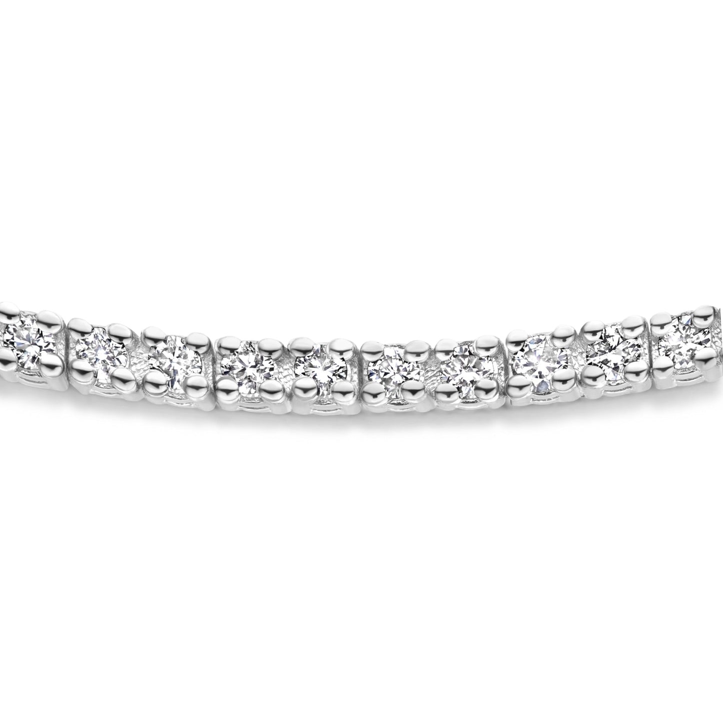 De la Paix Madeline 14 karat white gold tennis bracelet with diamond 1.08 carat -  - Isabel Bernard