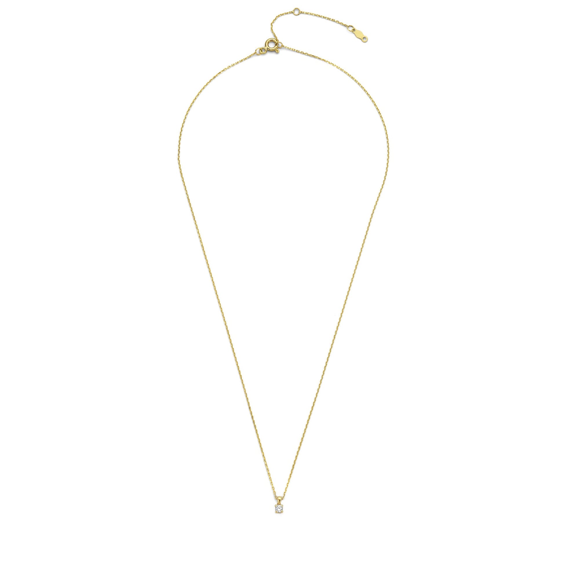 De la Paix Celesse 14 karat gold necklace with diamond 0.07 carat -  - Isabel Bernard