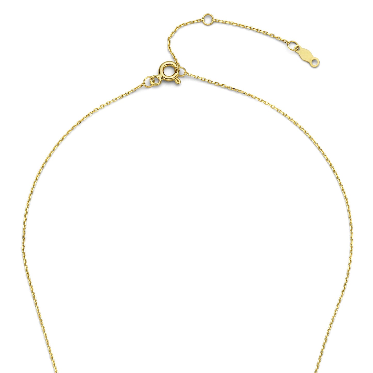 De la Paix Celesse 14 karat gold necklace with diamond 0.07 carat -  - Isabel Bernard