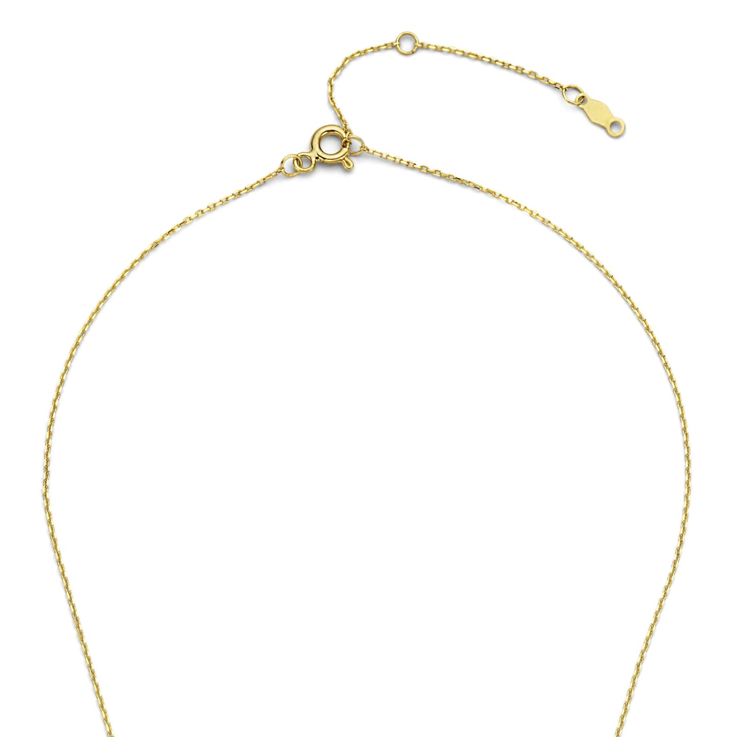 De la Paix Christine 14 karat gold necklace with diamond 0.10 carat -  - Isabel Bernard