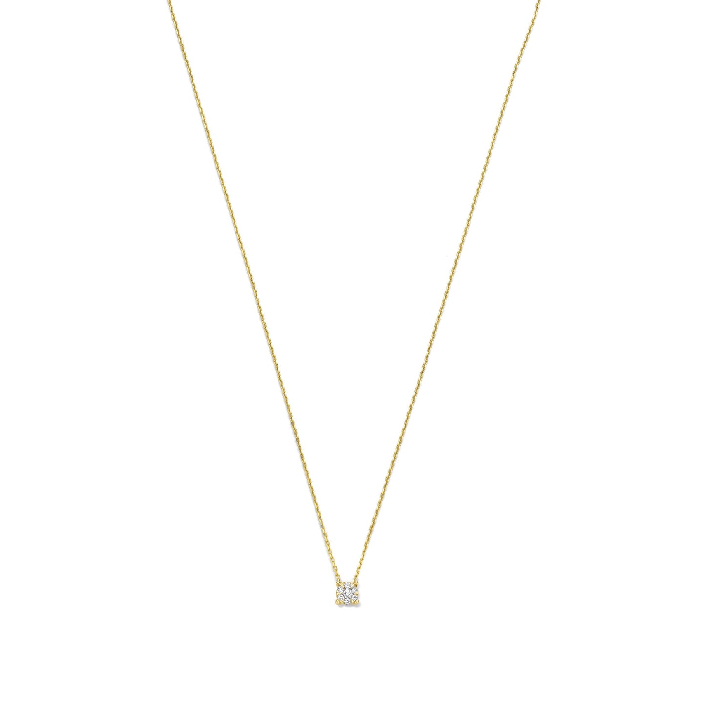 De la Paix Hanaé 14 karat gold necklace with diamond 0.08 carat -  - Isabel Bernard