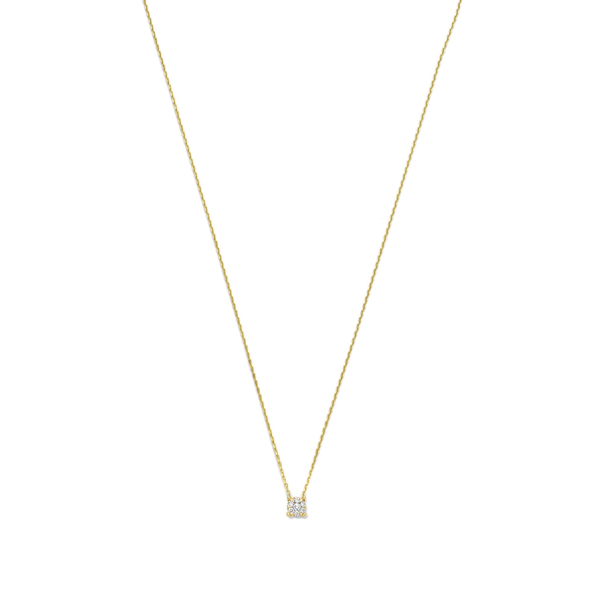 De la Paix Hanaé 14 karat gold necklace with diamond 0.08 carat -  - Isabel Bernard