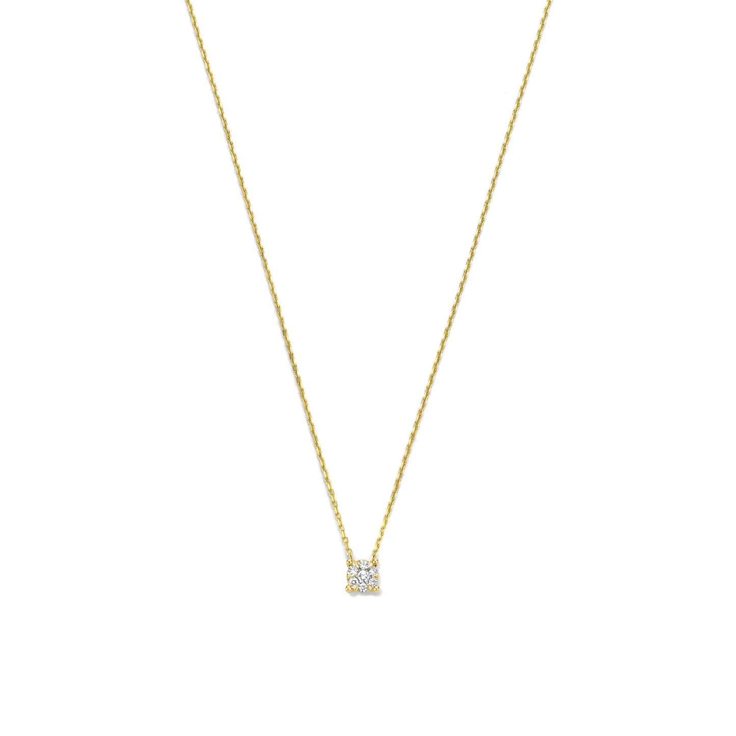 De la Paix Hanaé 14 karat gold necklace with diamond 0.08 carat -  - Isabel Bernard
