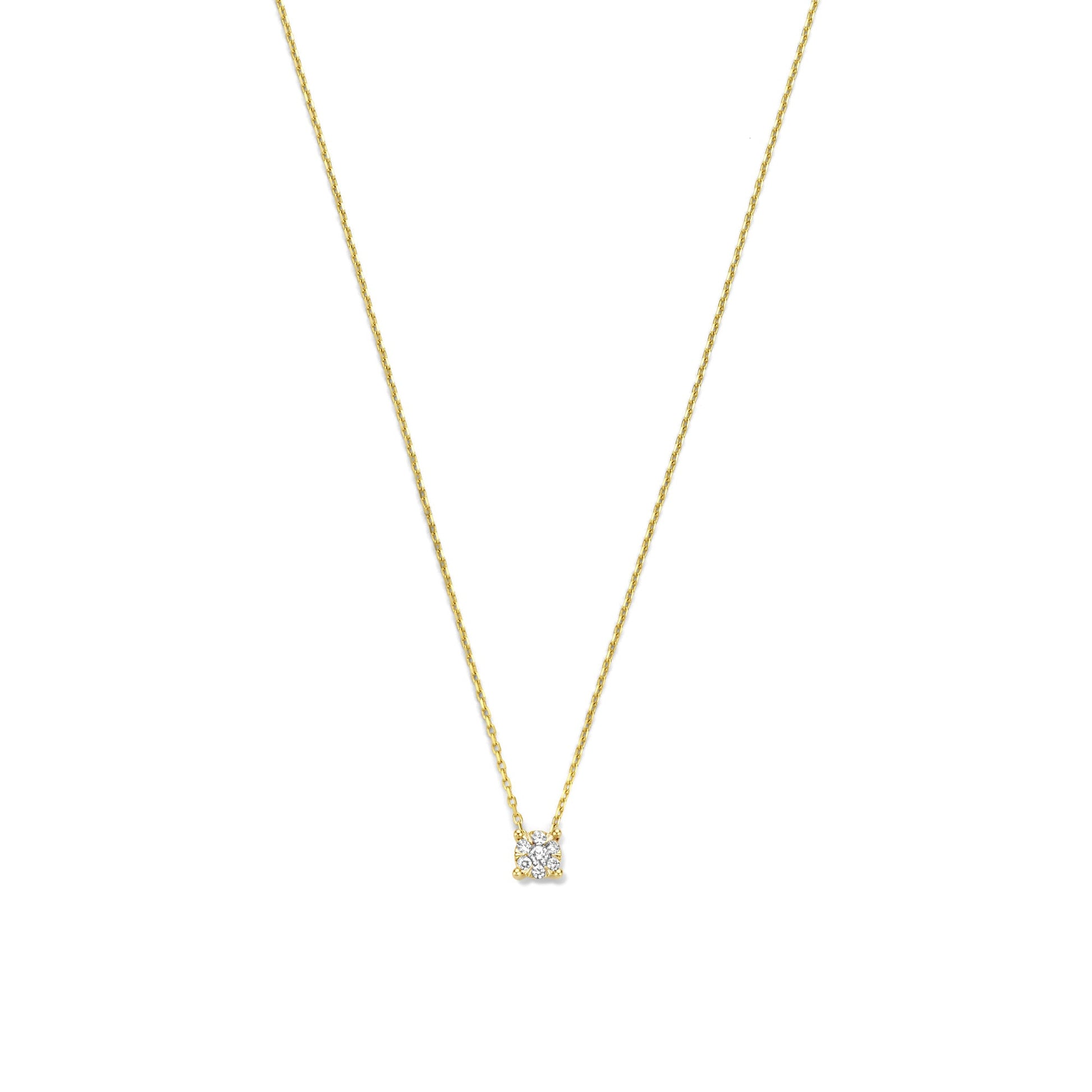 De la Paix Hanaé 14 karat gold necklace with diamond 0.08 carat -  - Isabel Bernard