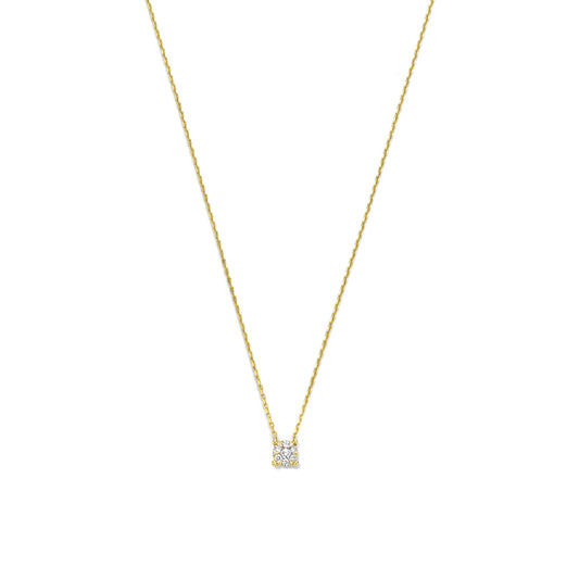 De la Paix Hanaé 14 karat gold necklace with diamond 0.08 carat -  - Isabel Bernard