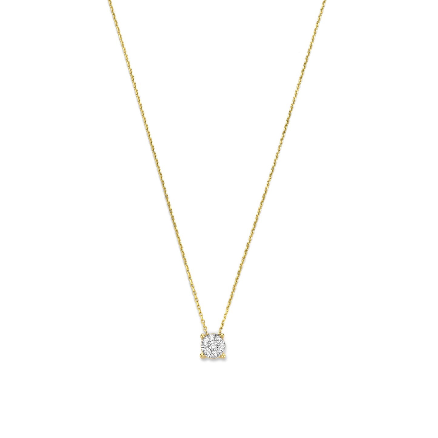 De la Paix Hanaé 14 karat gold necklace with diamond 0.14 carat -  - Isabel Bernard