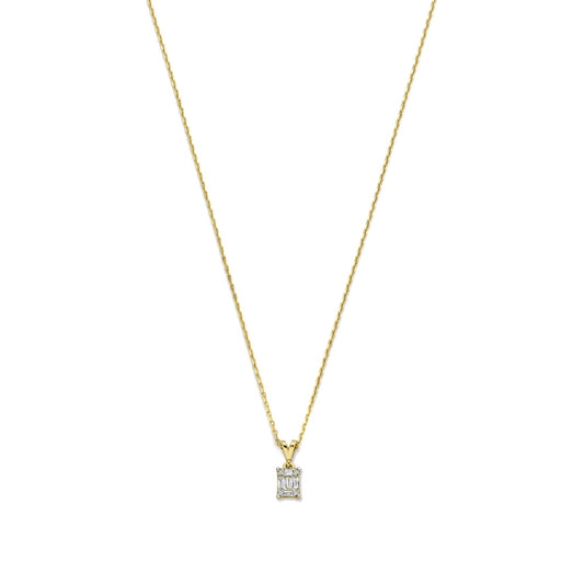 De la Paix Maxime 14 karat gold necklace with diamond 0.11 carat -  - Isabel Bernard