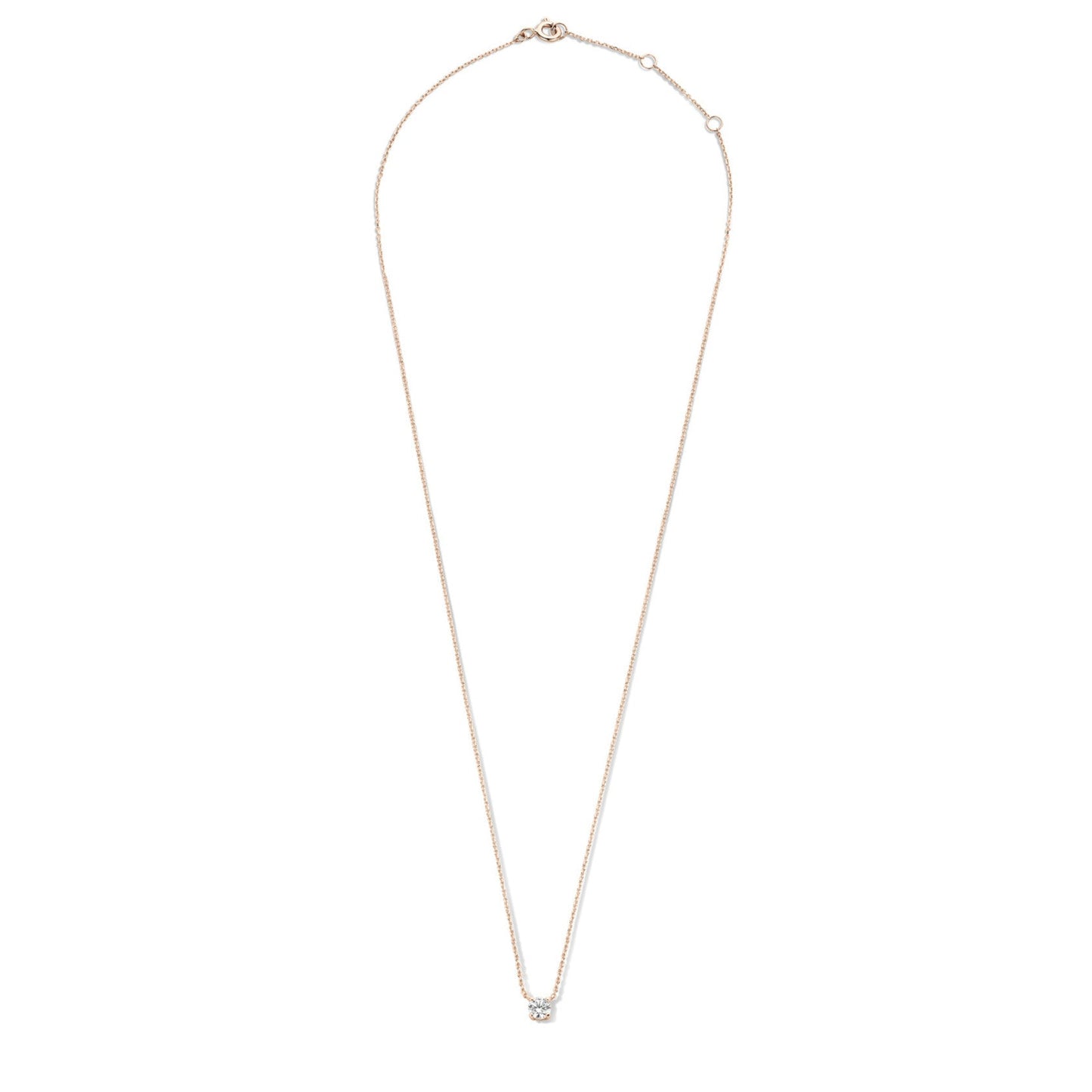 Cadeau d'Isabel 14 karat rose gold necklace and bracelet with zirconia stone gift set - - Isabel Bernard