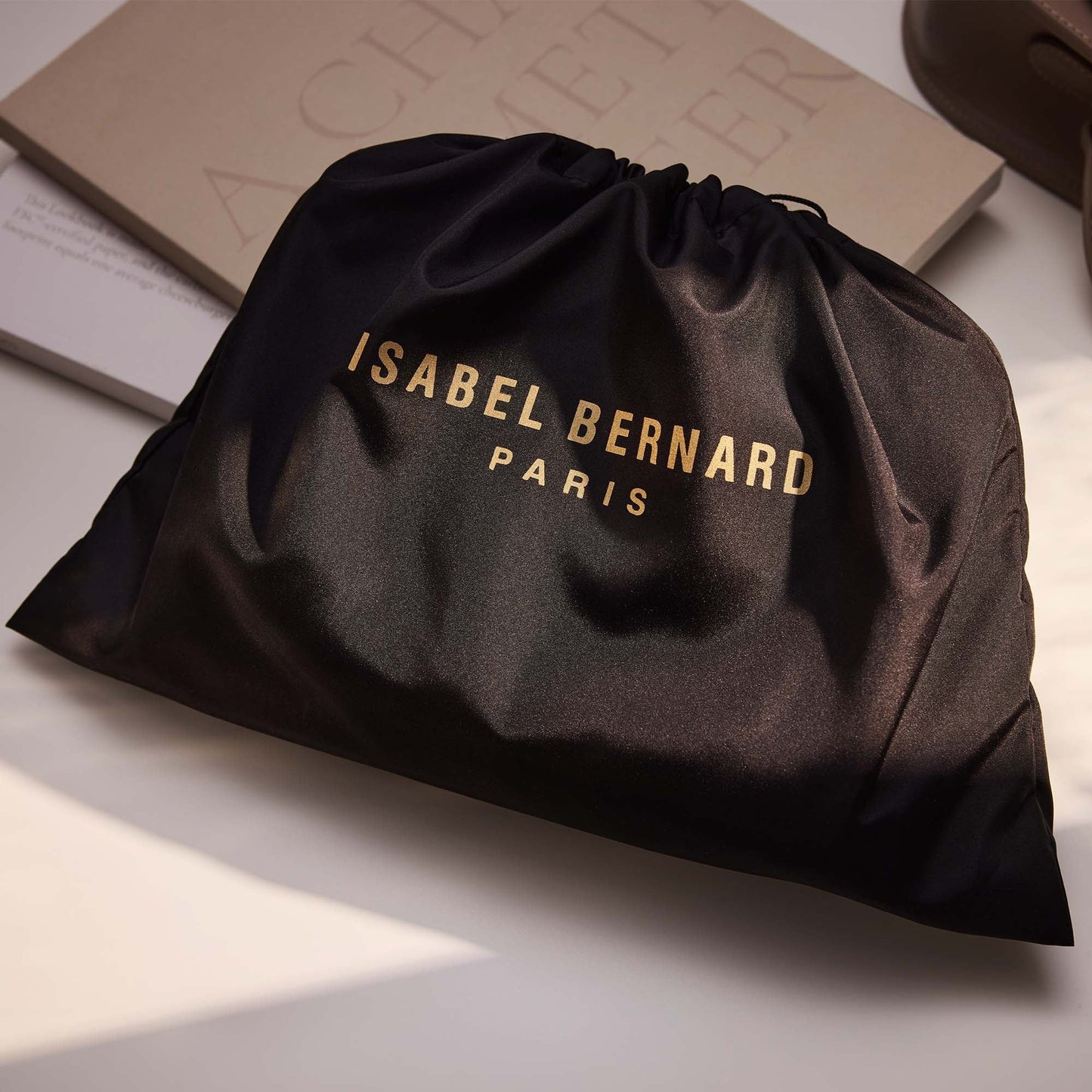 Honoré Brunelle black calfskin leather toiletry bag -  - Isabel Bernard